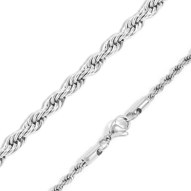 20" 4mm Rope Chain Necklace