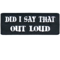 P#8020 - Did I say that Out Loud