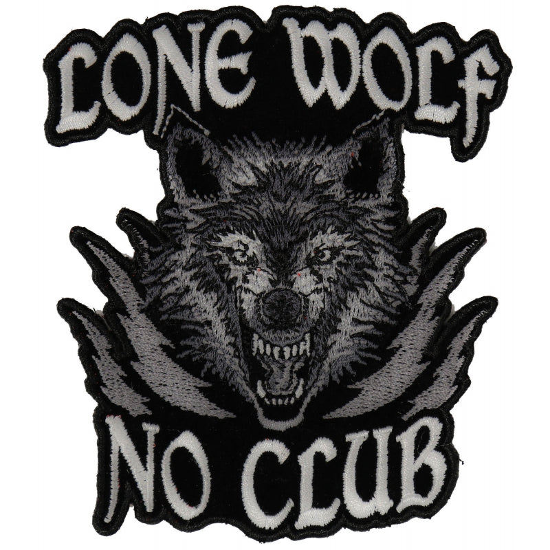 P#3287- Lone Wolf, no club Wolf looking straight