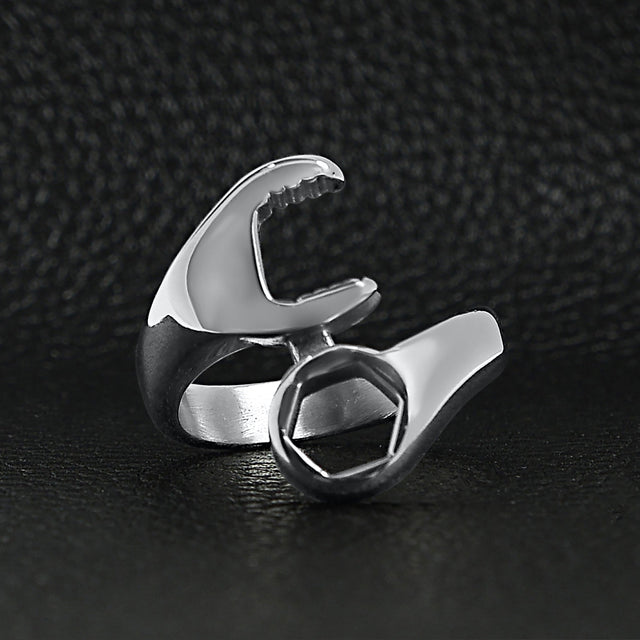 Stainless Steel Wrench Ring #14