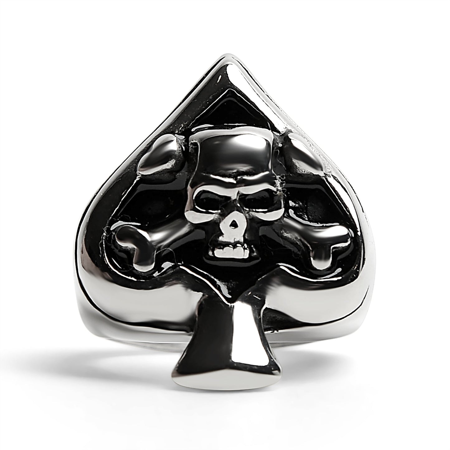Polished Skull of Spades Ace