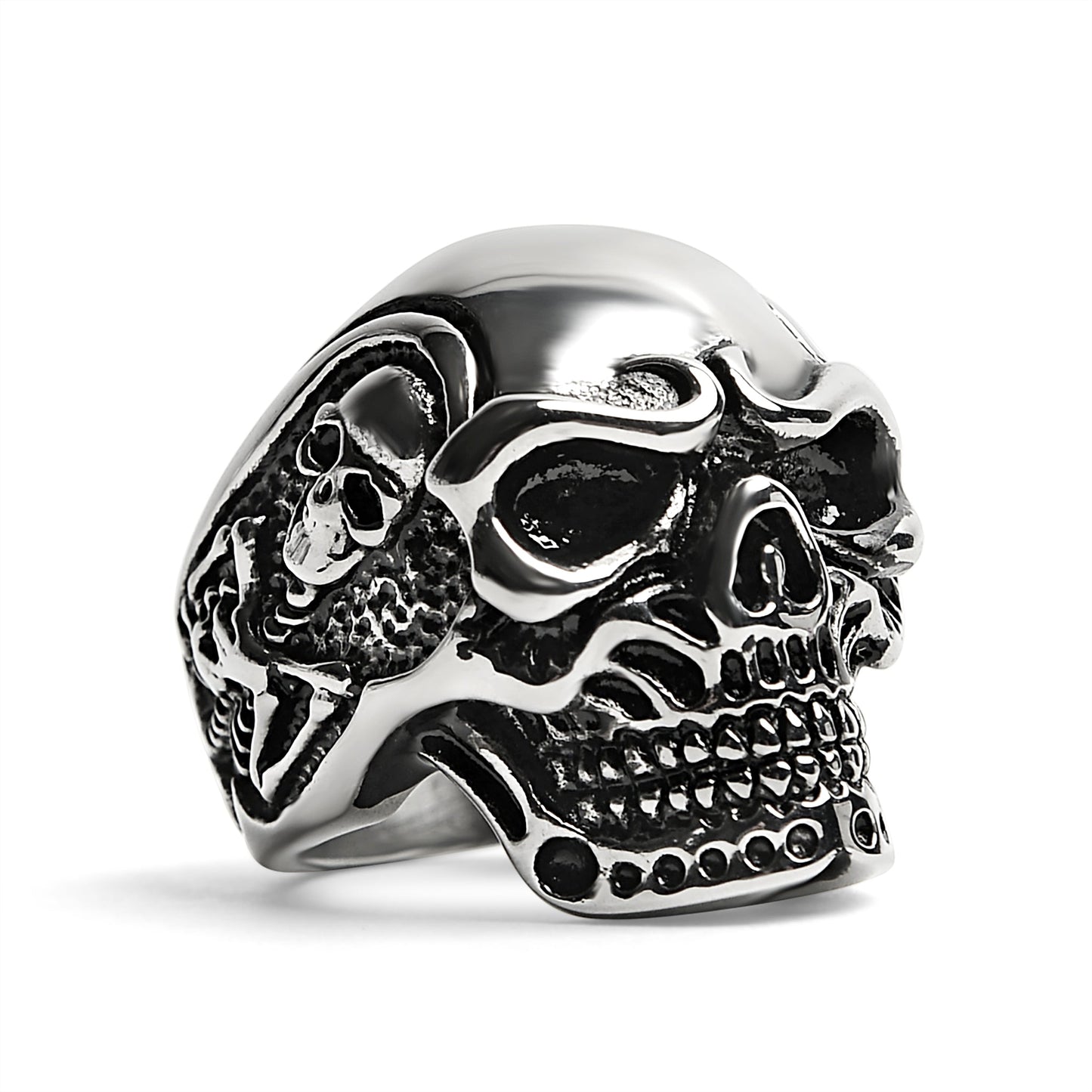 Skull With Skeleton Accents