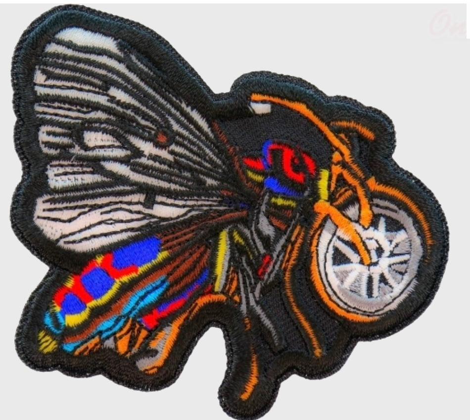 P#3361 - Butterfly Biker Patch
