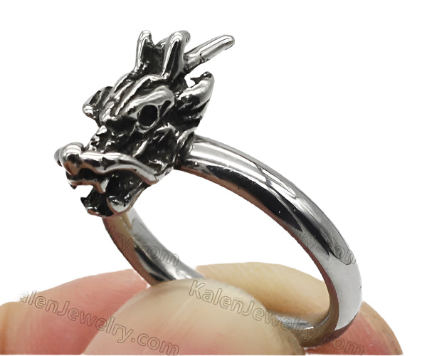 Dragon head ring