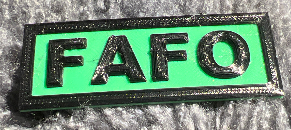 AWF FAFO w/ border 3" x 1"