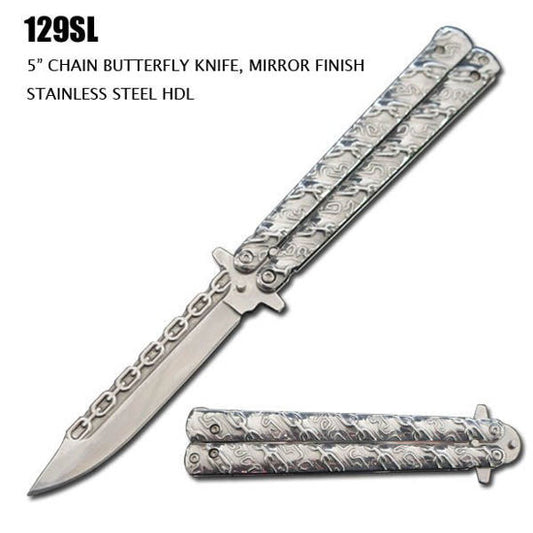 BUTTERFLY knife - Chain Style