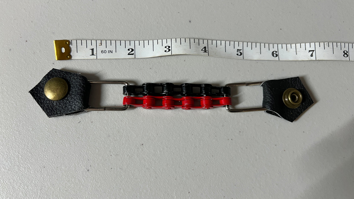 6.5” dual red/blk vest extender