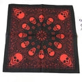 Red skulls bandana