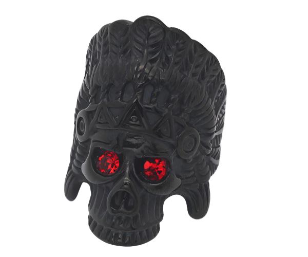 Black indian with Red eyes