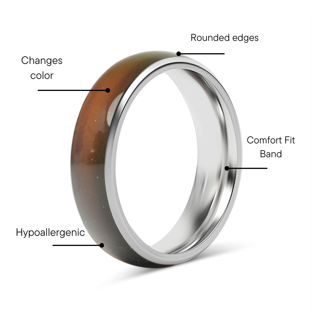 Solid Band Mood Ring