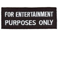 P#8026 - For entertainment purposes only patch