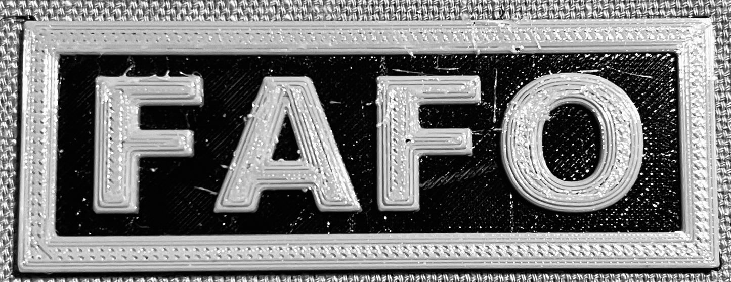 AWF FAFO w/ border 3" x 1"