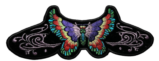BP#035- Tribal Butterfly in purple Rocker