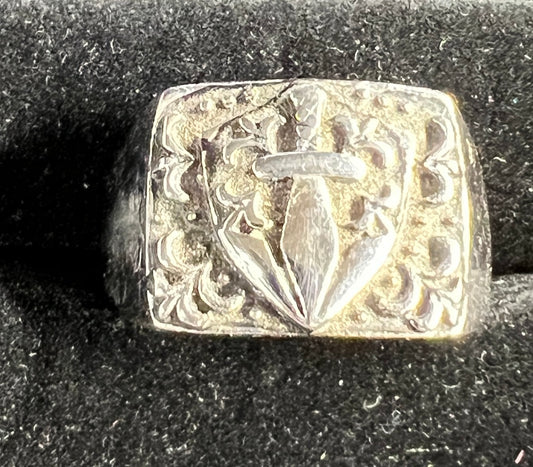 Sword shield on Square Ring