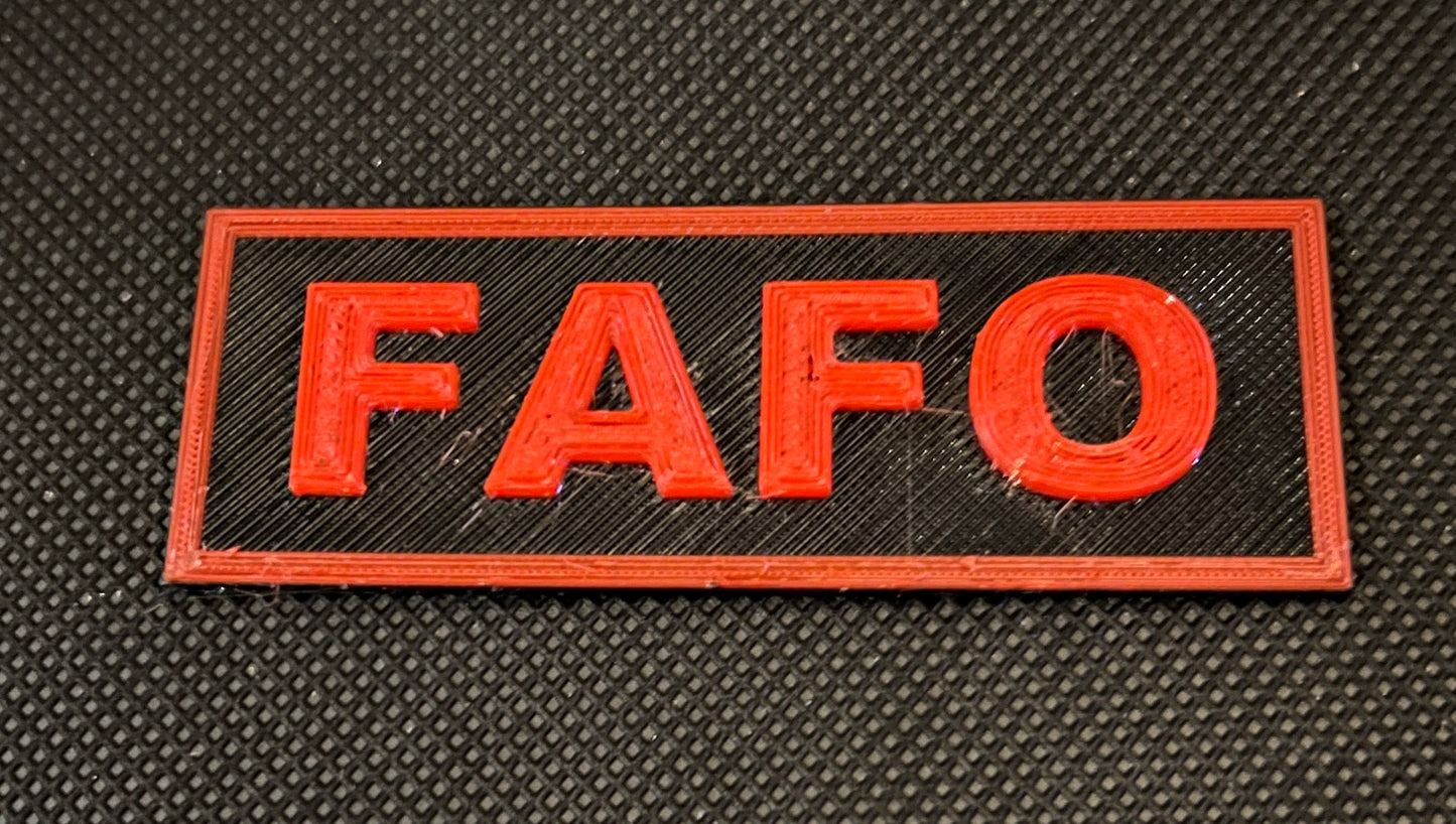 AWF FAFO w/ border 3" x 1"
