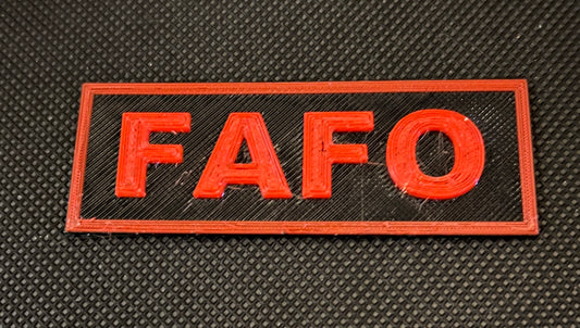 AWF FAFO w/ border 3" x 1"