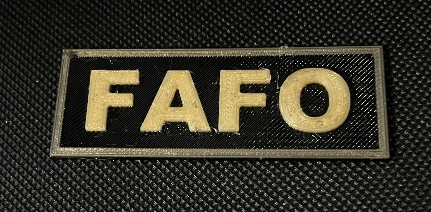AWF FAFO w/ border 3" x 1"