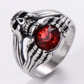 Skull Head Holding Ring #13