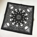 Black skulls bandana
