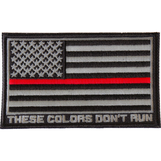 P#3174C- Thes colors don’t Run Red line USA drk flag
