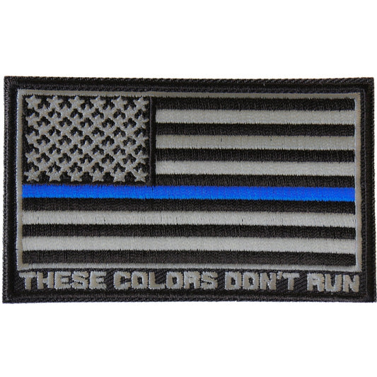 P#3174B- Thes colors don’t run "american flag Blue line"