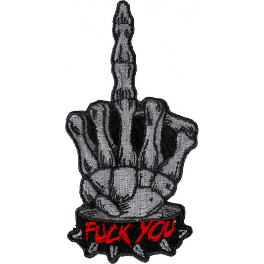 P#3290A- Fuck you (Red) Miffle finger - small