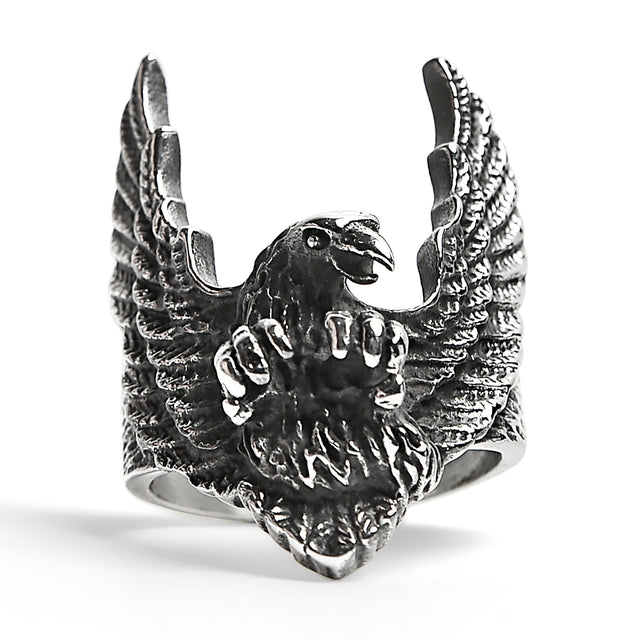 Detailed flying Eagle Ring