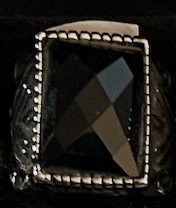 Black Gem ring