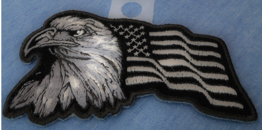 P#3115- "eagle flag" grey