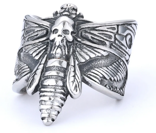 Moth Skull ring #7
