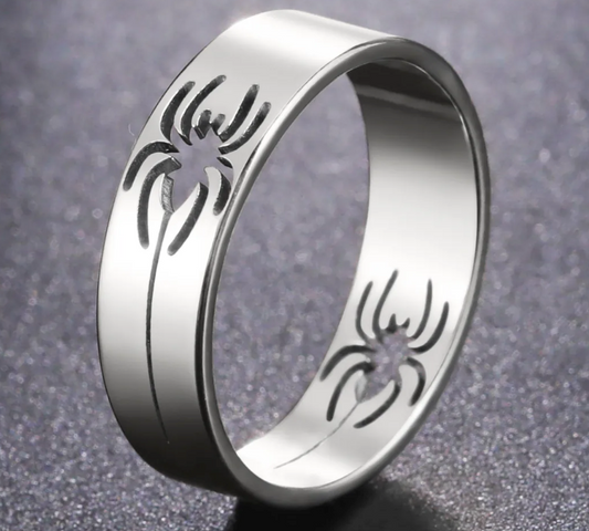 Hollow Spider Ring #10