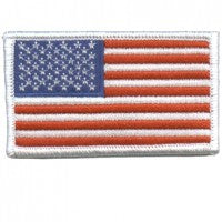 P#8004 - US Flag- White