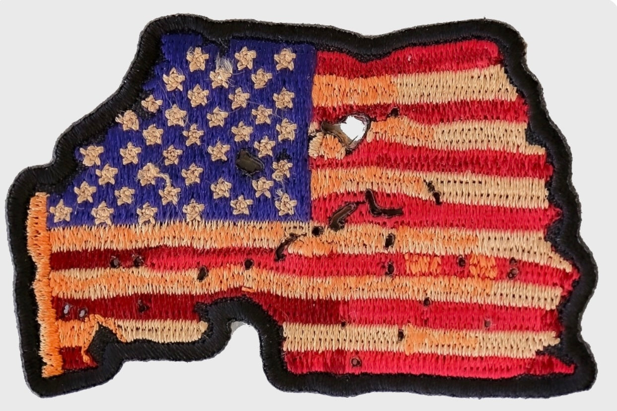 P#3351 - Vintage American Flag Patch