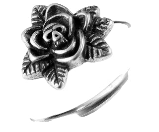 Skull flower Ring