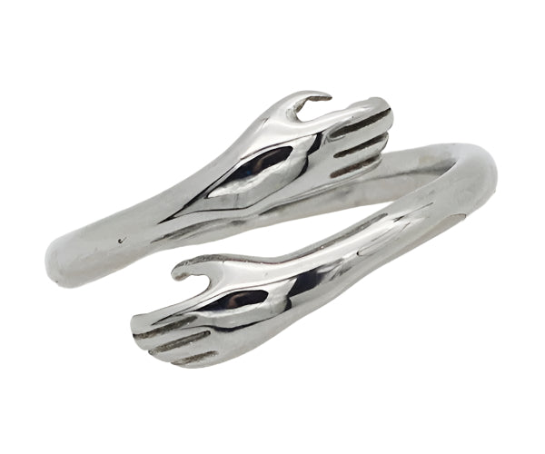 hands hug ring