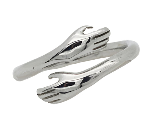 hands hug ring