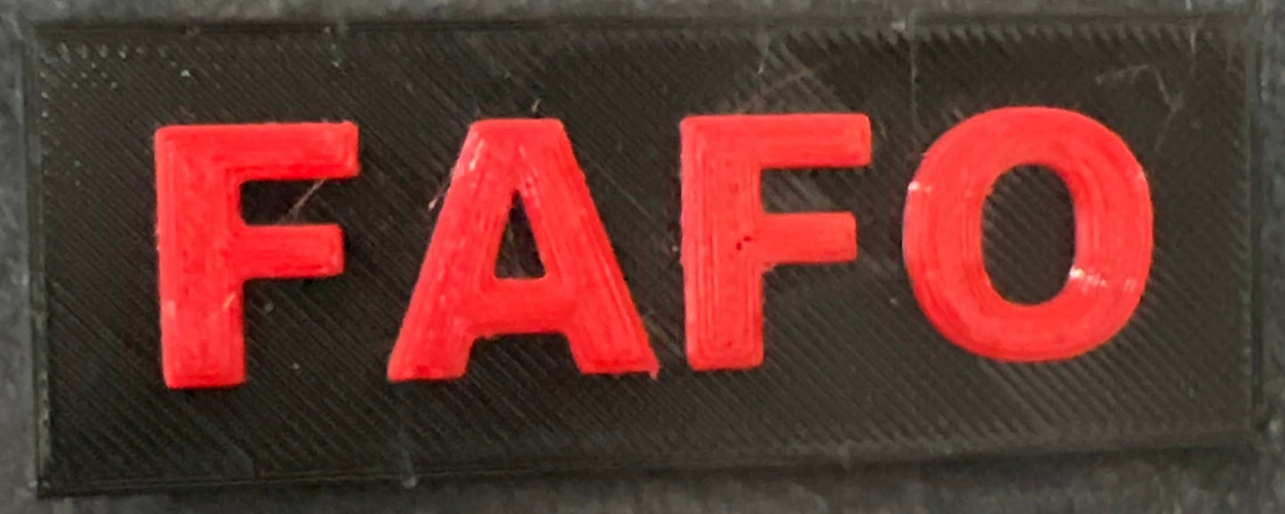 AWF FAFO 3" x 1"