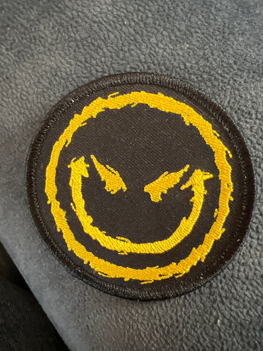 P#5005- Yellow evil smiley face