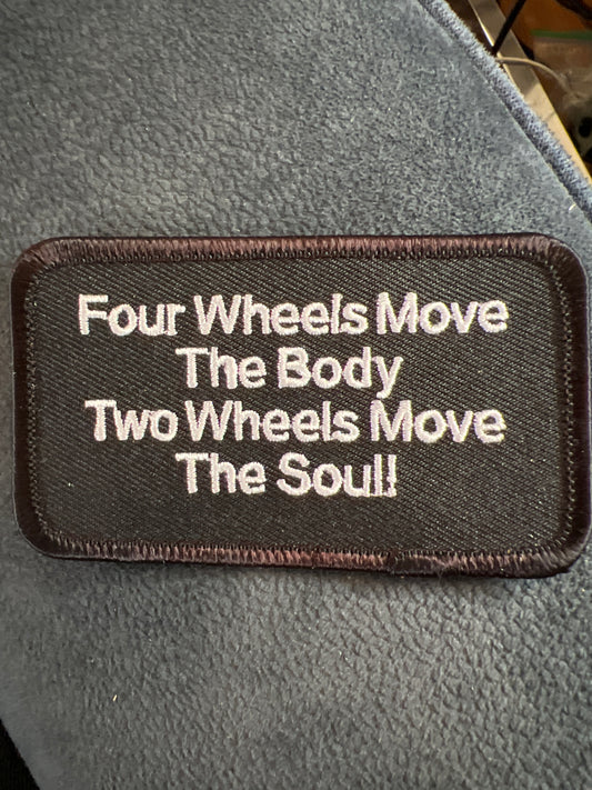 P#5016A- four wheels move the body two Wheels move the soul