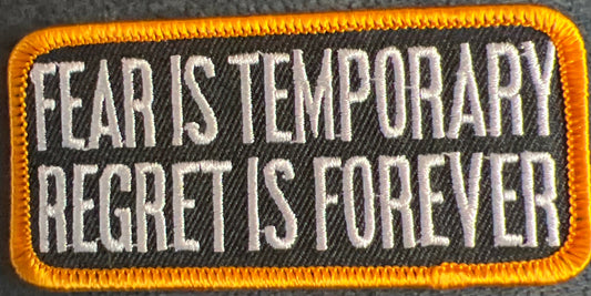 P#5020- Fear is temporary regret is forever