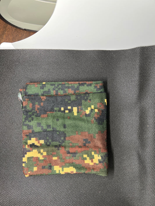 brown and green camo TUBE