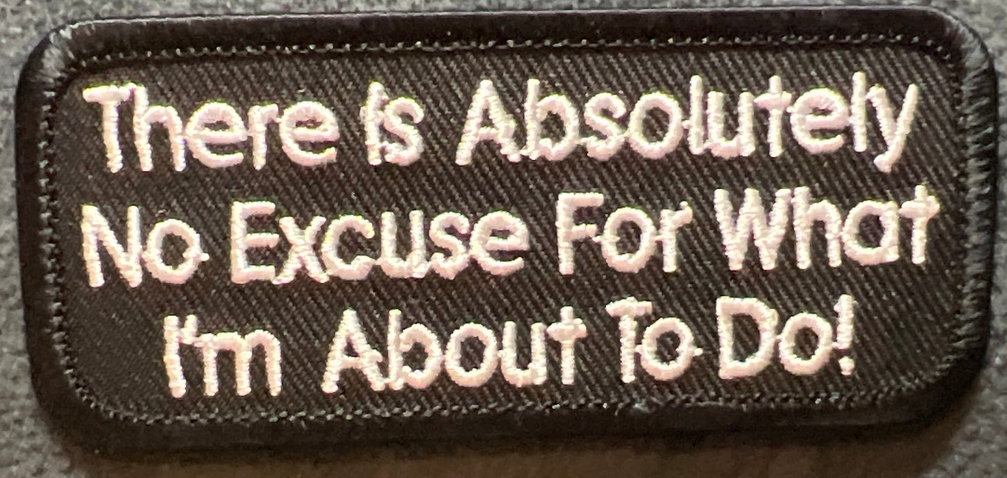 P#5042C- There is absolutely no excuse for what I'm about to do