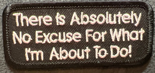 P#5042C- There is absolutely no excuse for what I'm about to do