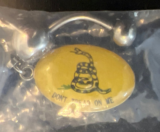 Belly ring don’t tread on me