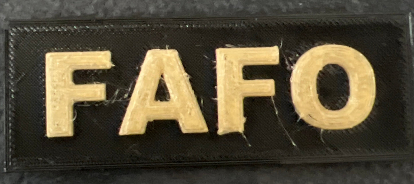 AWF FAFO 3" x 1"