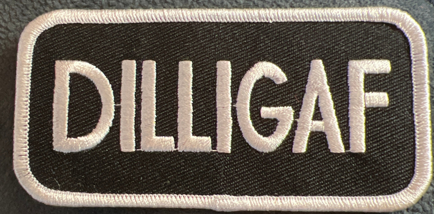 P#5024A- DILLIGAF 2x4" blk/wht