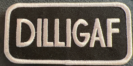 P#5024A- DILLIGAF 2x4" blk/wht