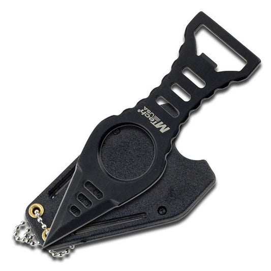 bottle opener neck knife black