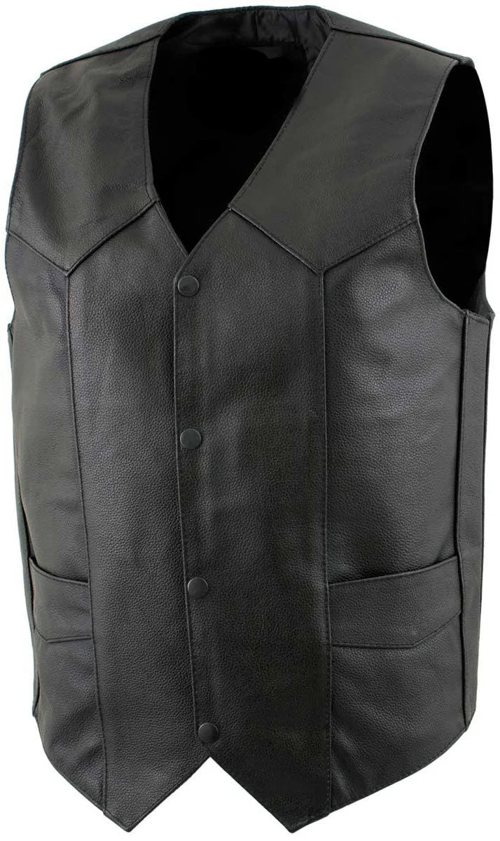 Leather vest - large
