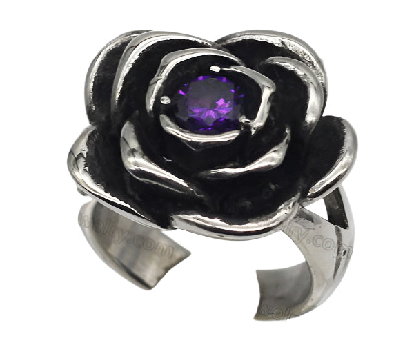 Rose with Purple Jewel #9